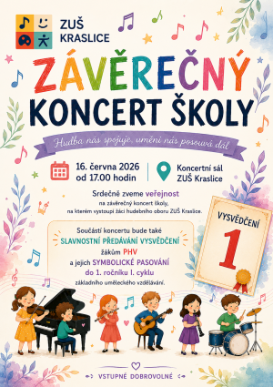 koncertní sál se žáky